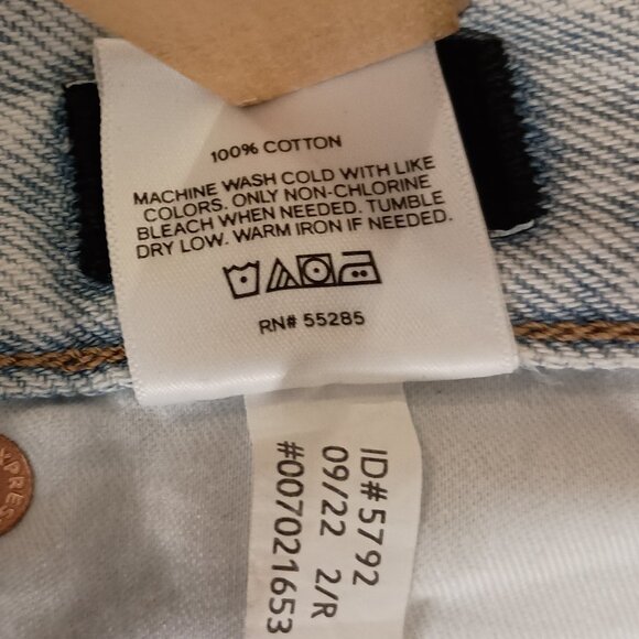 Express Light Denim Relaxed Wide Leg Super High Rise Cotton Jeans Women’s 2R NWT - Picture 10 of 15
